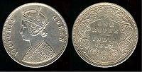 भारतीय एक रुपये का सिक़्क़ा (1862)
