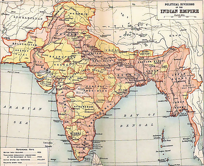 अविभाजित हिन्दुस्तान अथवा ब्रिटिश भारत