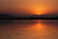 सूर्यास्त डल झील, श्रीनगर