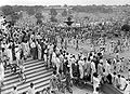 स्वतंत्रता दिवस मनाते भारतीय, 15 अगस्त 1947, राजपथ, नई दिल्ली