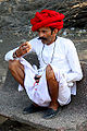 माउंट आबू में राजस्थानी ग्रामीण Rajasthan man at Mount Abu