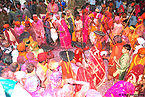 लट्ठामार होली, बरसाना Lathmar Holi, Radha Rani Temple, Barsana