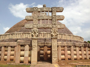 साँची स्थित बुद्ध स्तूप