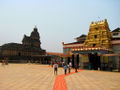 शारदाम्बा और विद्याशंकर मंदिर का दृश्य, श्रृंगेरी