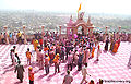 होली, राधा रानी मन्दिर, बरसाना Holi, Radha Rani Temple, Barsana