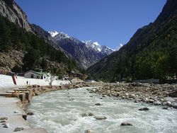 भागीरथी नदी का प्राकृतिक सौन्दर्य