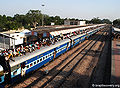 गुरु पूर्णिमा पर भक्तों का रेलगाड़ी द्वारा आगमन,मथुरा Arrival Of Devotees By Train On Guru Purnima, Govardhan, Mathura