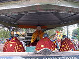 बौद्ध भिक्षुओं को शिक्षा देते हुए भगवान बुद्ध Buddha Giving Dikha to his Disciples