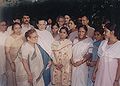 यू0पी0ए0 अध्यक्षा सोनिया गांधी के आवास पर सर्वोदय आश्रम टडियांवा के सहयोगी निर्मला देशपाण्डे उर्मिला बहन व अन्य