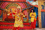 गणेश जी के वेश में कलाकार रामलीला, मथुरा Performance of Ganesha in Ramlila, Mathura