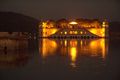 जल महल, जयपुर का रात का दृश्य