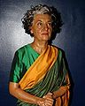 इंदिरा गांधी की मोम की मूर्ति