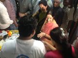 भारतकोश पण्डाल पर विदेश मंत्री श्रीमती सुषमा स्वराज