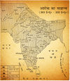 मौर्य कालीन भारत का मानचित्र