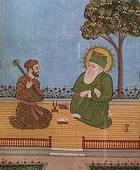 अमीर खुसरो के साथ निज़ामुद्दीन औलिया