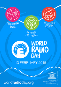 विश्व रेडियो दिवस 2015 पोस्टर