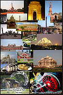 भारत की राजधानी दिल्ली के विभिन्न दृश्य